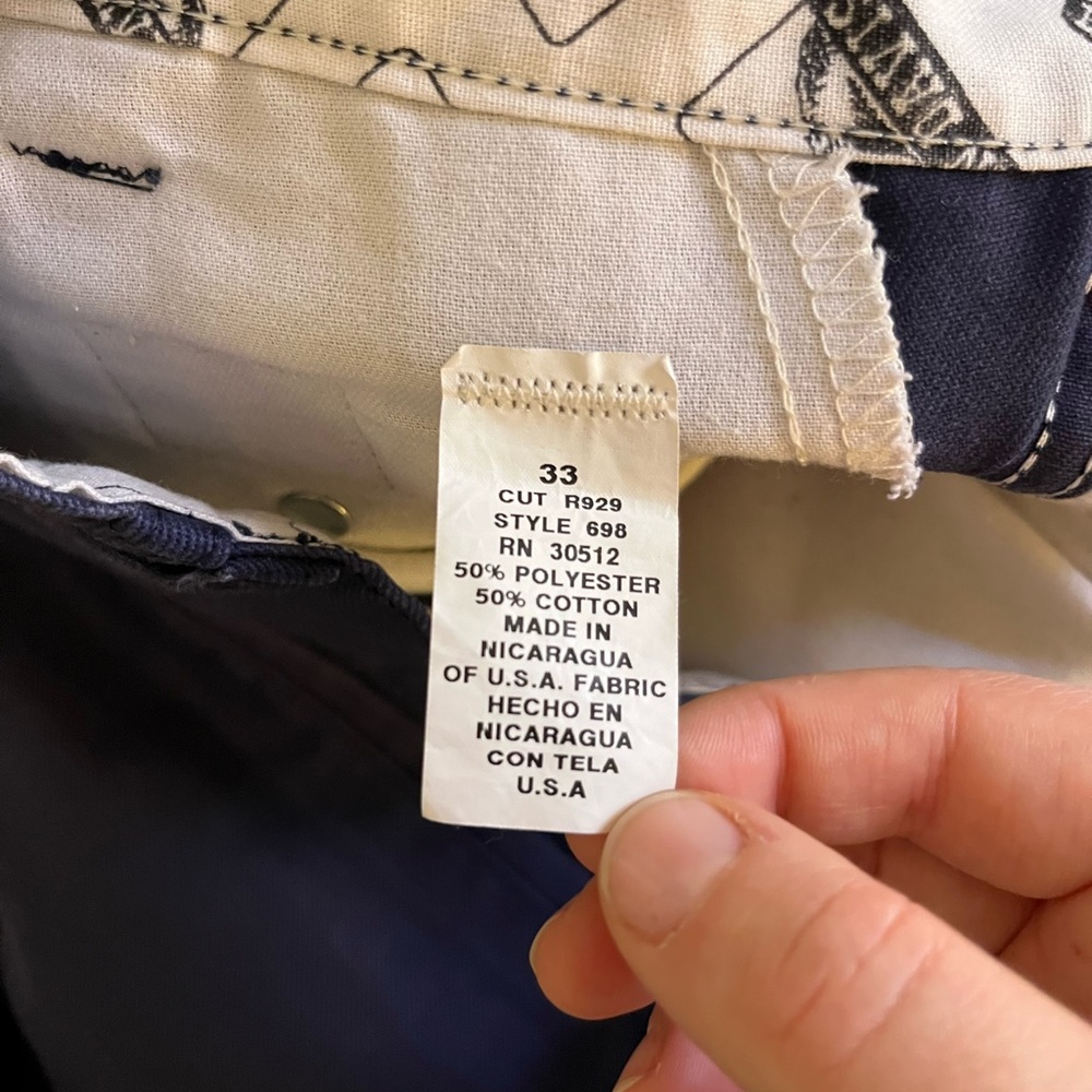 Ben Davis Original Men’s Pants in Blue - Picture 5 of 5